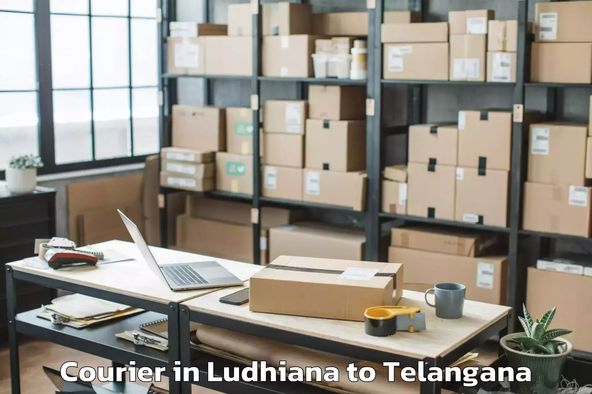 Book Ludhiana to Singareni Courier